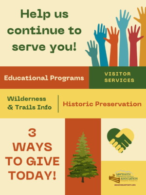 Infographic 3 ways to give to Sawtooth Association