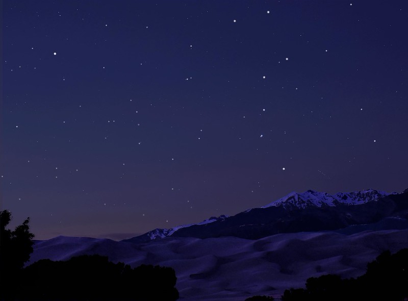 Stars above Great Sand Dunes
